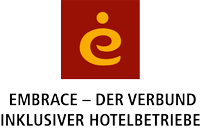 Logo: Embrace – Der Verbund inklusiver Hotelbetriebe
